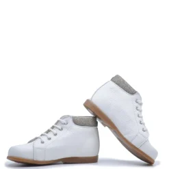Beberlis White Pebbled Baby Bootie Outlet