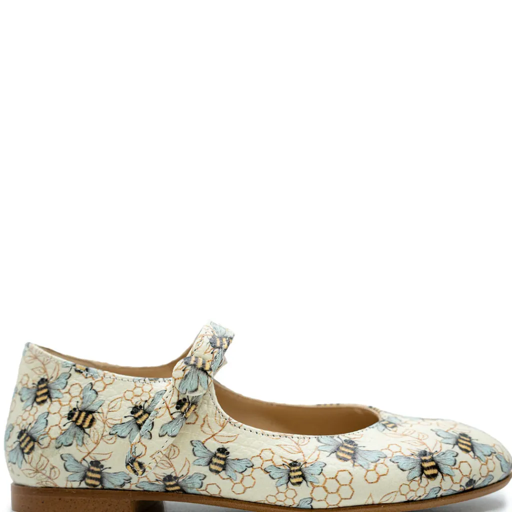 BluBlonc Bee Stamped Mary Jane Clearance