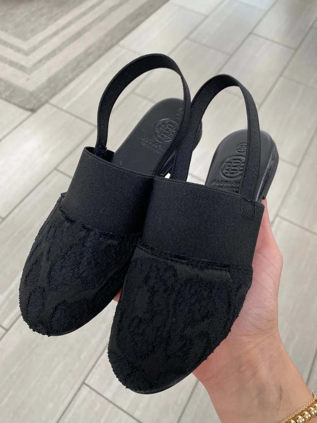 BluBlonc Black Leopard Slingback Outlet