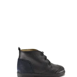 BluBlonc Black Pebbled Leather Bootie Discount