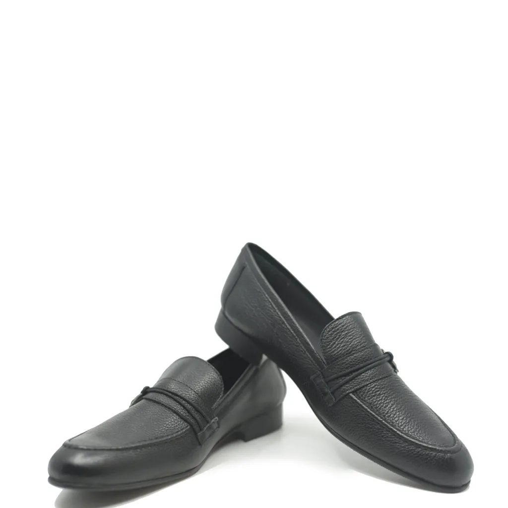 BluBlonc Black Toggle Dress Shoe Hot