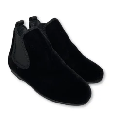 BluBlonc Black Velvet Bootie Hot