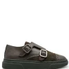 BluBlonc Brown Herringbone Dress Sneaker Discount