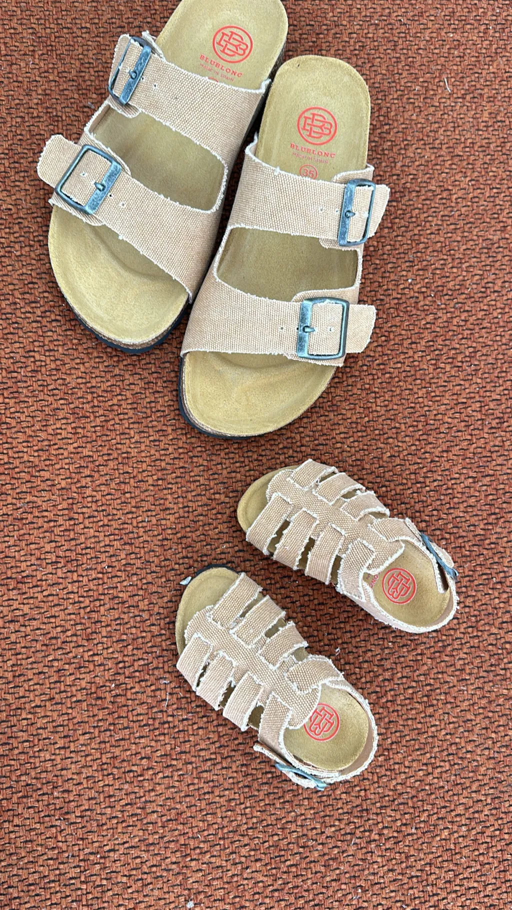 BluBlonc Canvas Strap Sandal Outlet