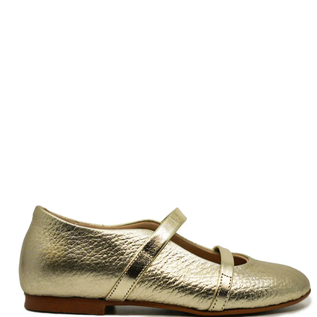 BluBlonc Champagne Double Strap Mary Jane Online