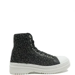 BluBlonc Gray Sherpa Sneaker Boot Hot