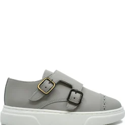 BluBlonc Grey Rubber Captoe Dress Sneaker Best