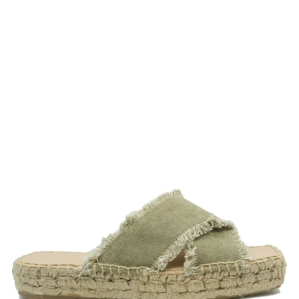 BluBlonc Jean Espadrille Slide New