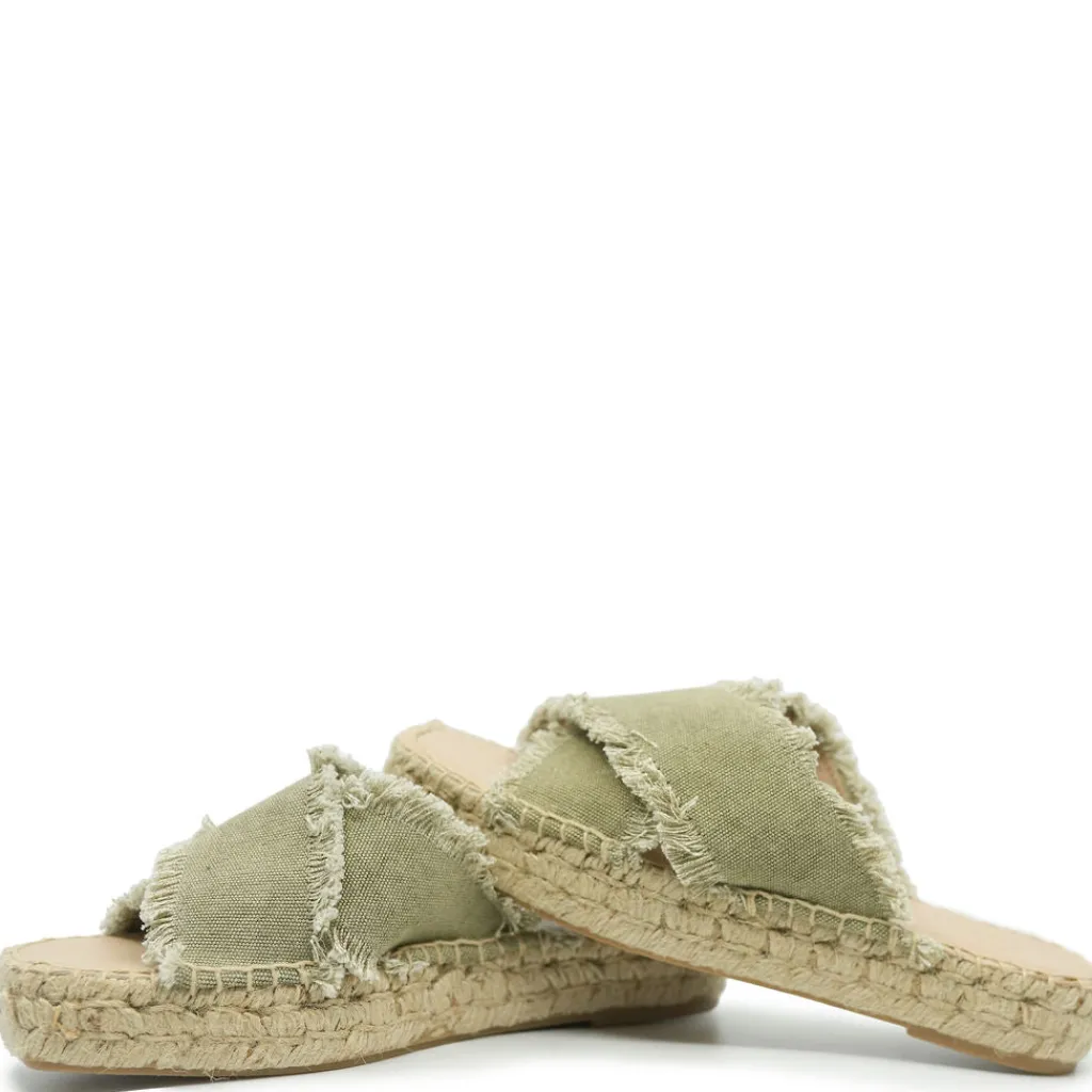 BluBlonc Jean Espadrille Slide New