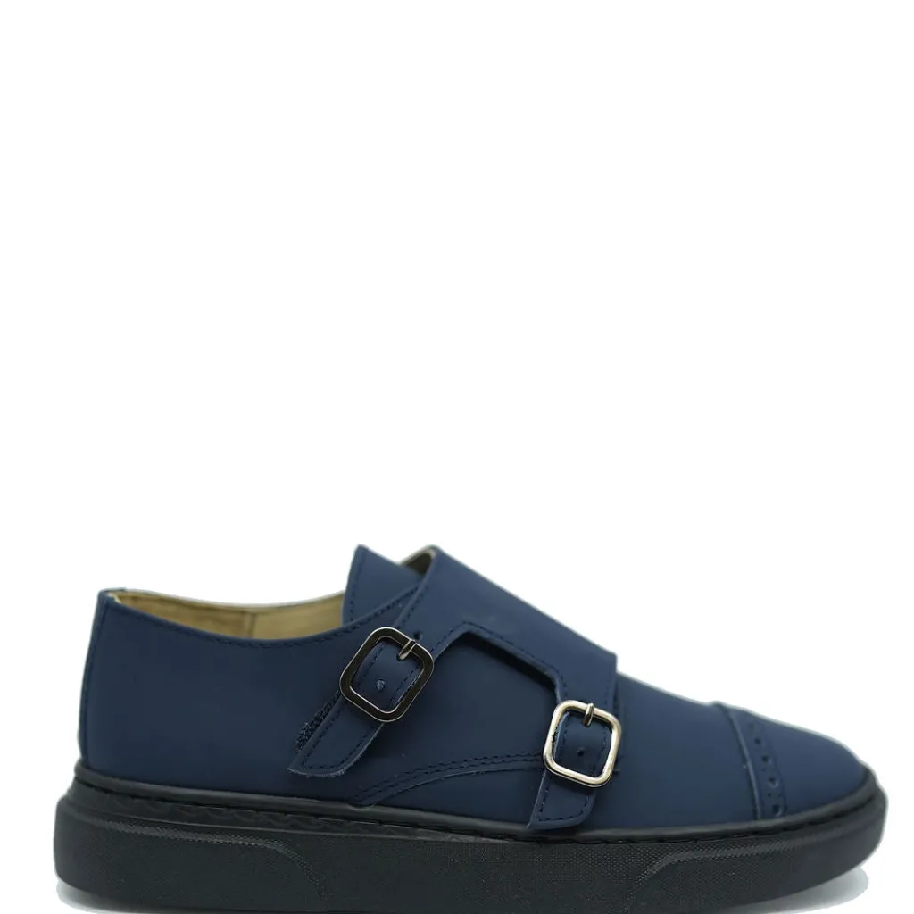 BluBlonc Navy Rubber Dress Sneaker Outlet