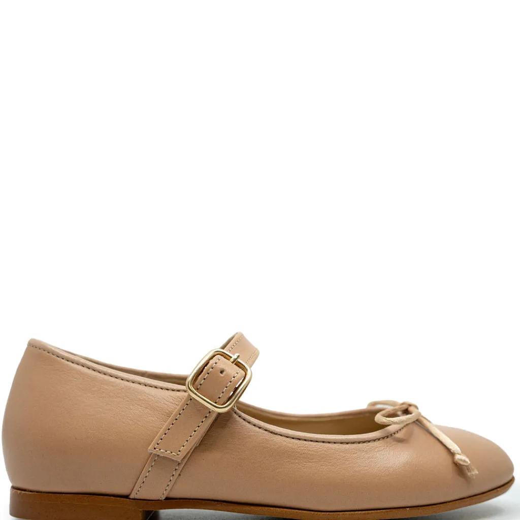 BluBlonc Nude Bow Mary Jane Clearance