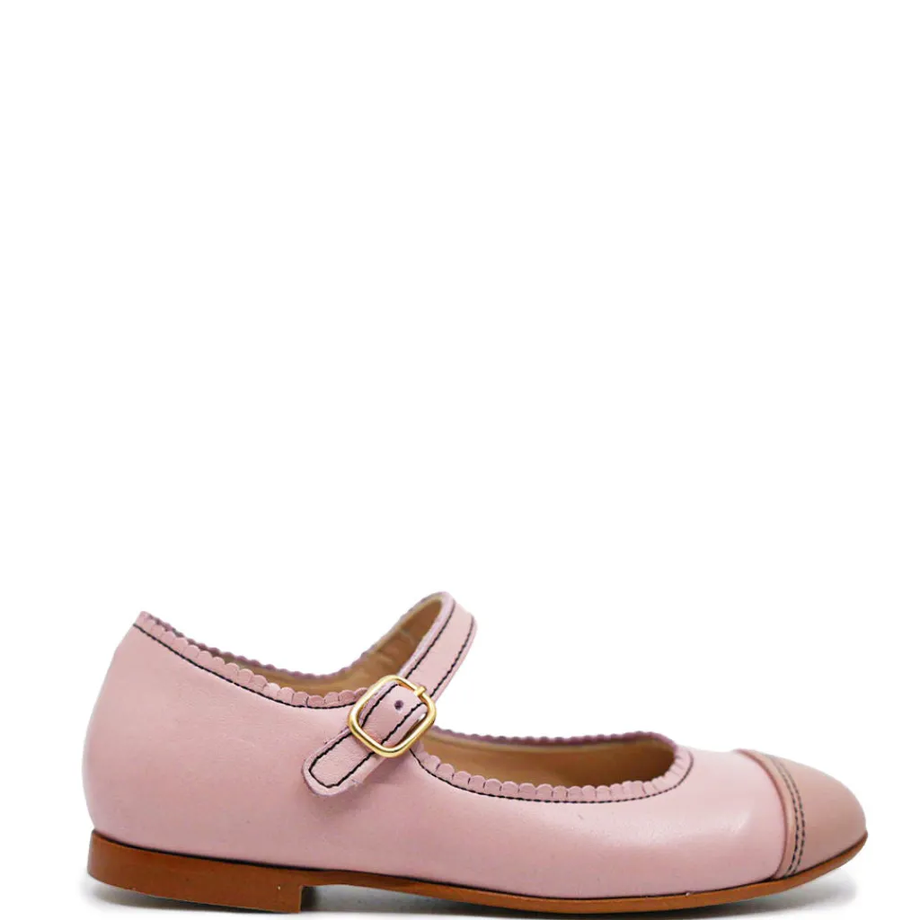 BluBlonc Pink Captoe Mary Jane Sale