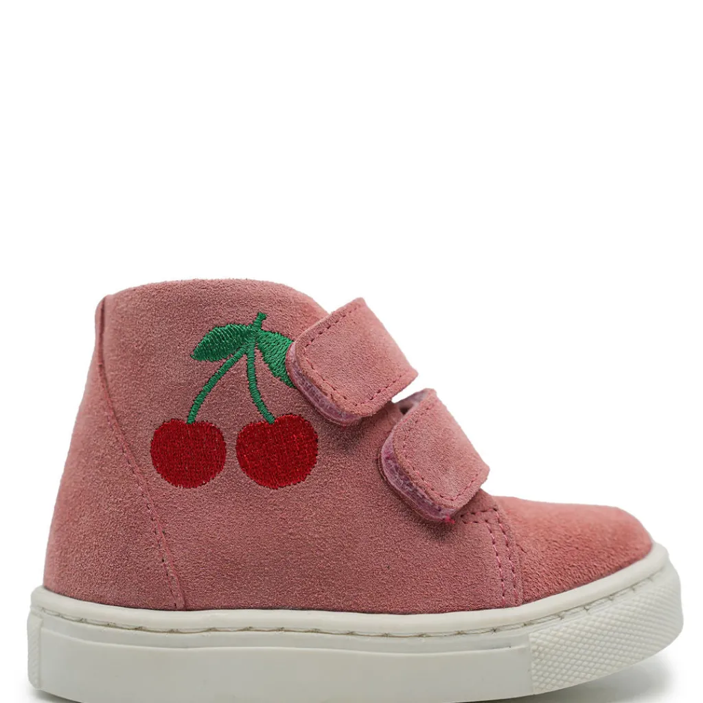BluBlonc Pink Cherry Velcro Baby Sneaker Outlet