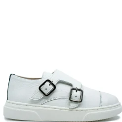 BluBlonc White Captoe Dress Sneaker Clearance