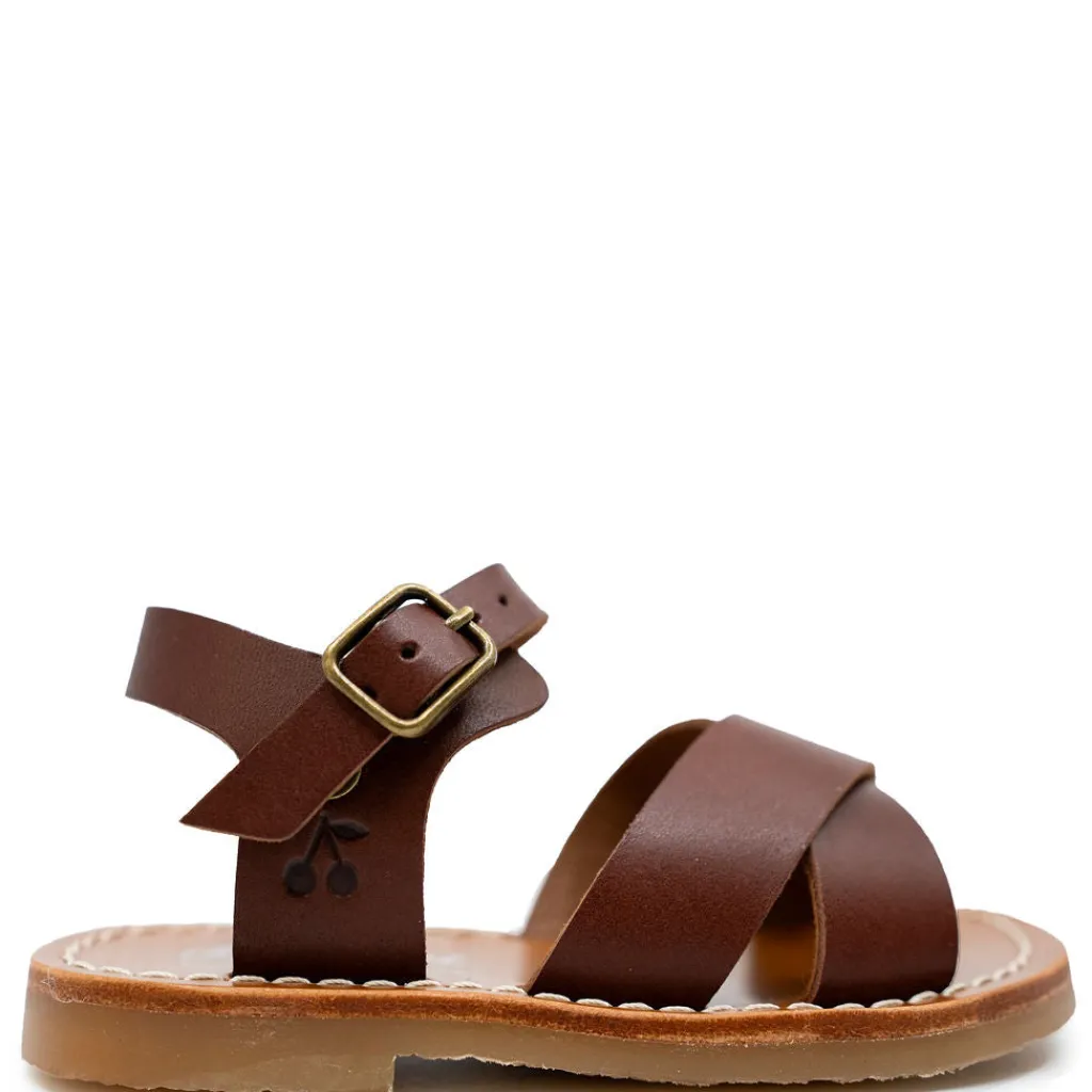 Bonpoint Honey Brown Baby Sandal Discount