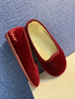 Bonpoint Logo Embroidery Velvet Slipper Best