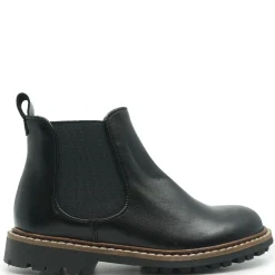 Bonpoint Mathis Black Leather Slip On Bootie Clearance