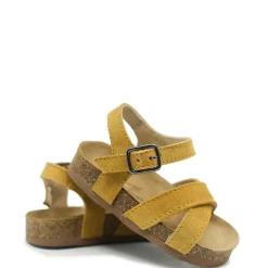 Bonpoint Mustard Criss Cross Baby Sandal Discount