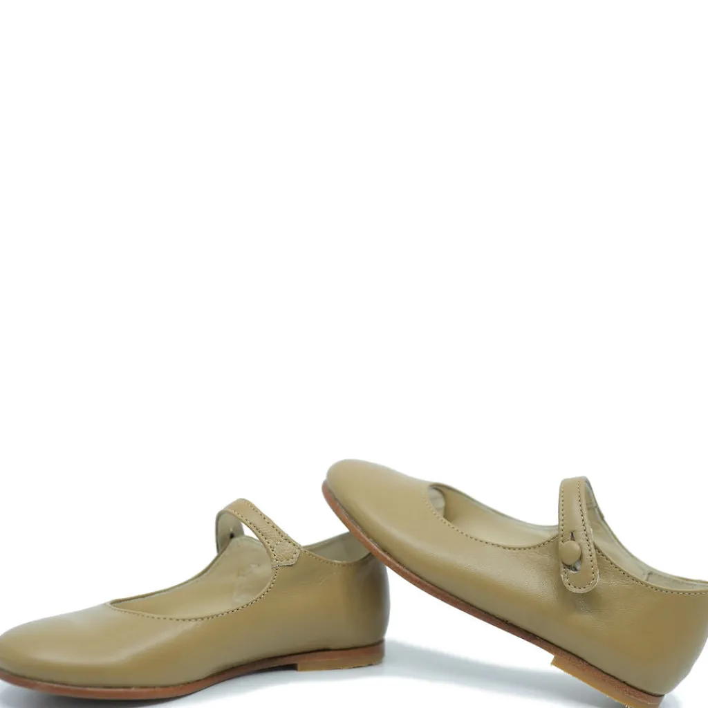 Bonpoint Tan Ella Mary Jane Outlet