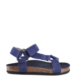 BONTON Navy Triangle Velcro Sandal Hot