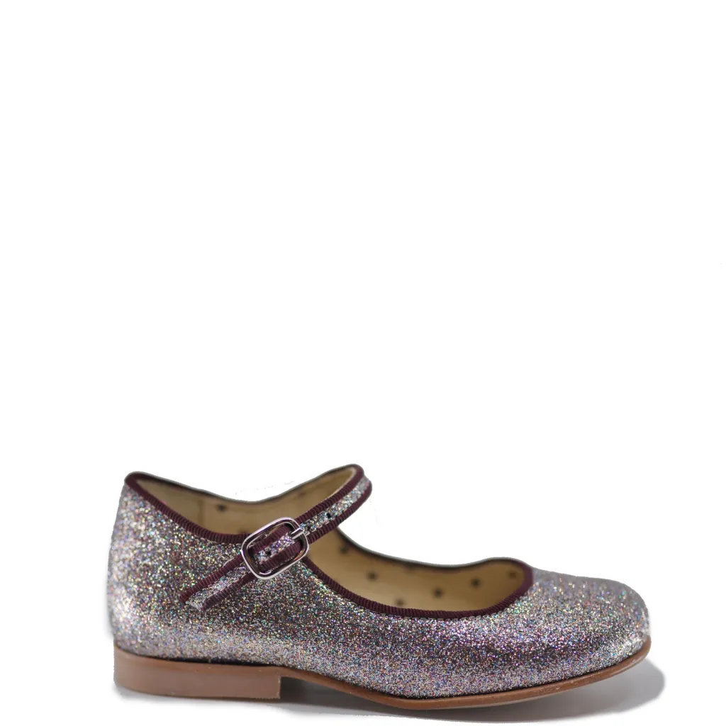 BONTON Wine Glitter Mary Jane New