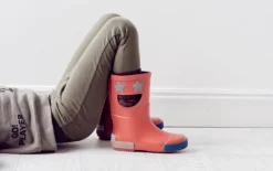 Boxbo Orange Smile Rainboot Fashion