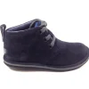 Campers Navy Suede Boot With Laces Sale