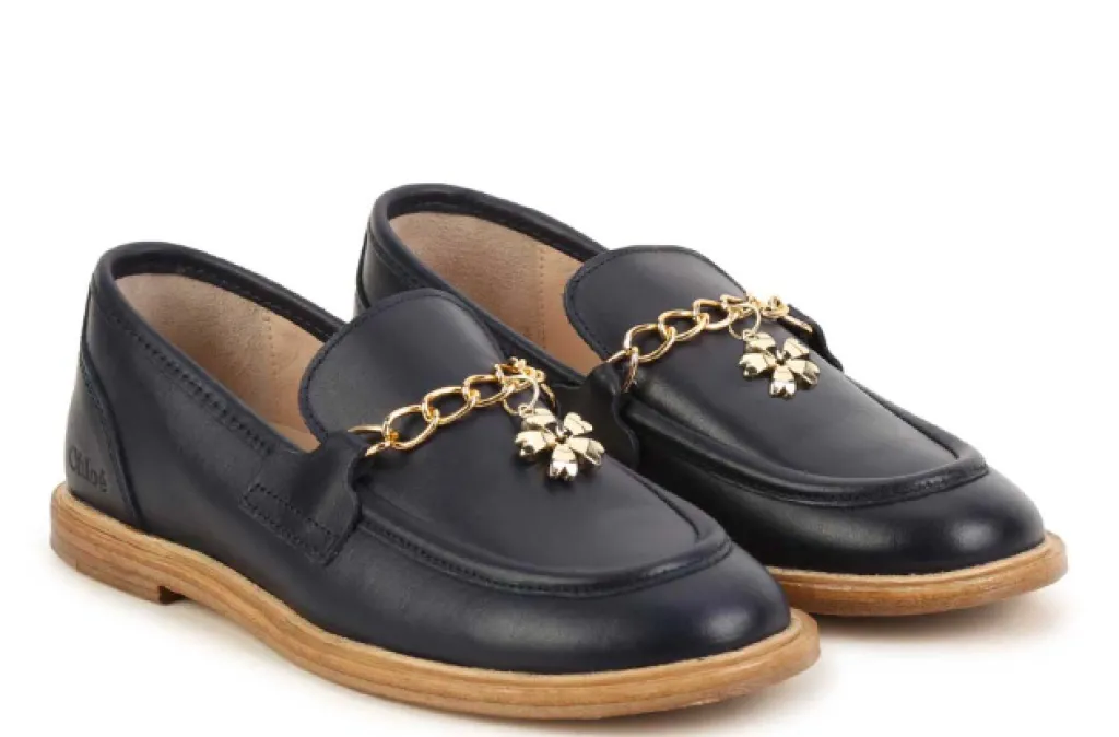 Chloe Navy Mini Me Loafer Clearance