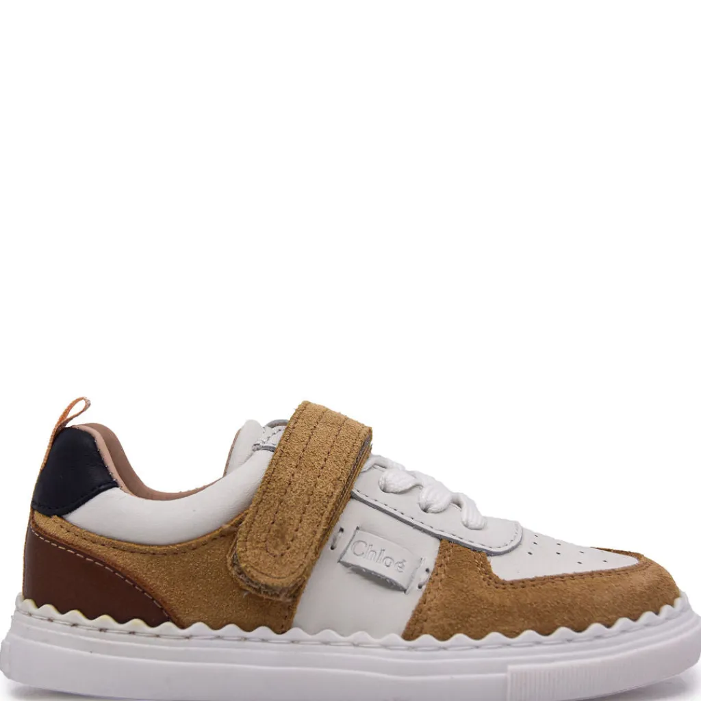 Chloe Scalloped Mini Me Velcro Sneaker Online