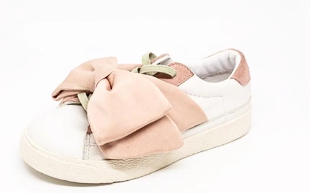 Dou Uod DouUod Pink/White Bow Sneaker Online