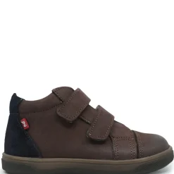 Emel Brown and Navy Nubuck Baby Sneaker Clearance