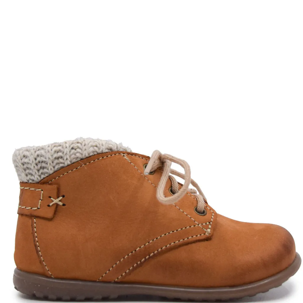 Emel Camel Nubuk Sweater Baby Bootie New