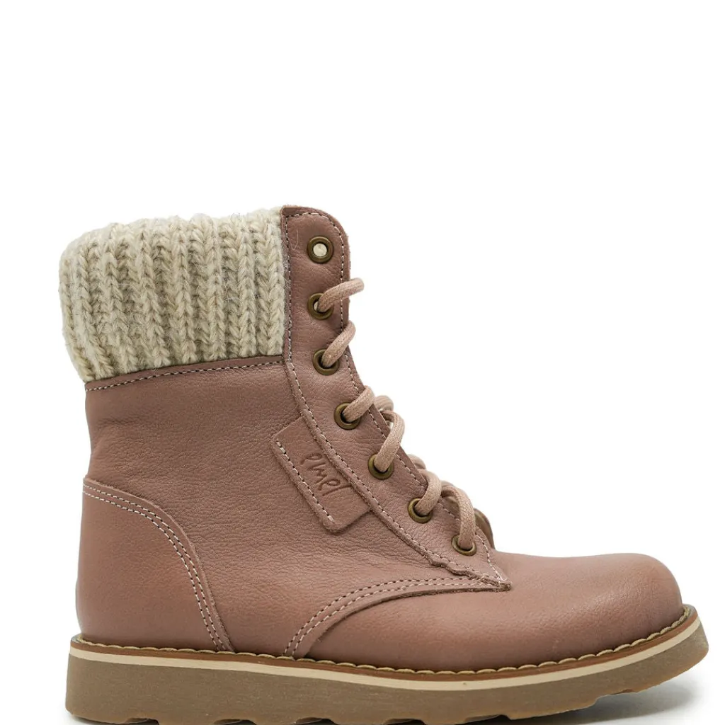 Emel Dusty Pink Sweater Boot Outlet