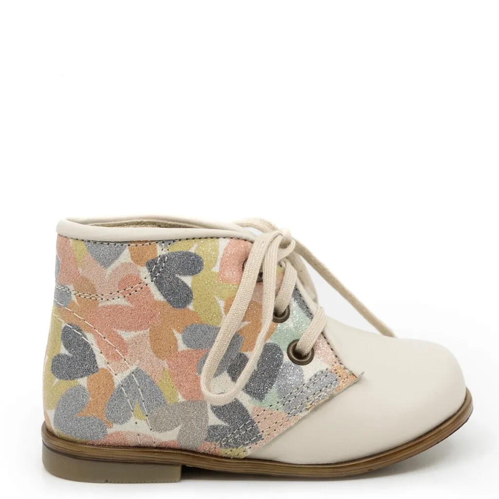 Emel Heart Print Baby Bootie Online