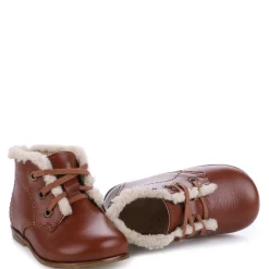 Emel Luggage Fur Trimmed Baby Bootie Best