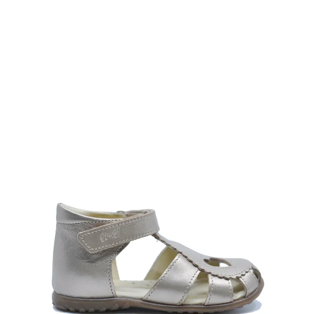 Emel Metallic Heart Sandal Clearance