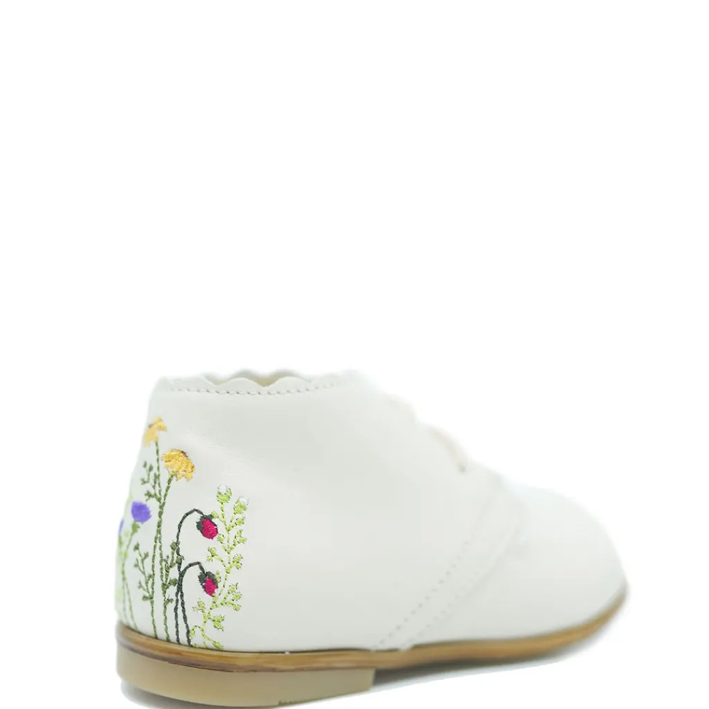 Emel Off White Embroidered Baby Bootie Sale