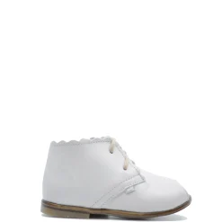 Emel Off White Scalloped Open Toe Bootie Best