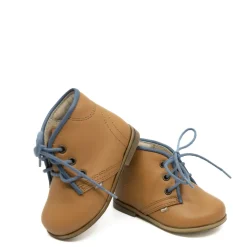 Emel Tan and Denim Baby Bootie Clearance