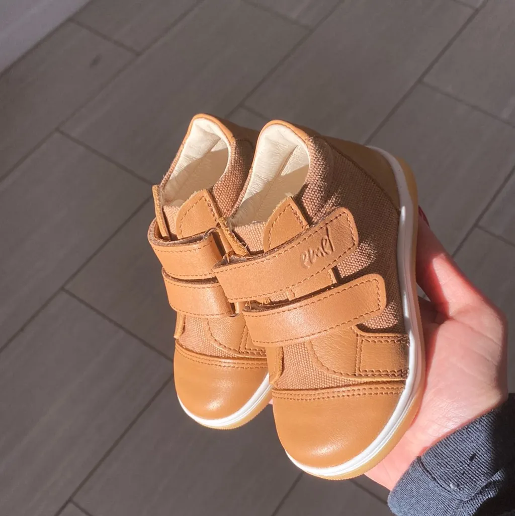 Emel Tan Velcro Baby Sneaker Discount