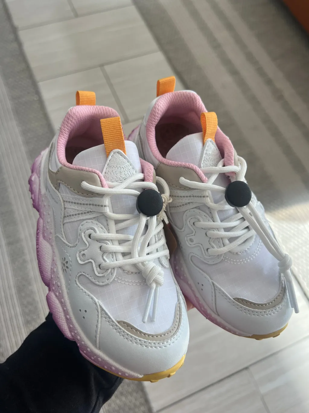 Naturino Flower Mountain x White and Purple Sneaker New