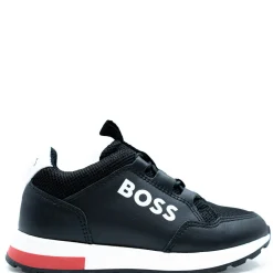 HUGO BOSS Black Elastic Lace Sneaker Online