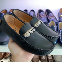 HUGO BOSS Black Logo Penny Loafer Hot