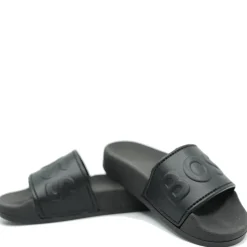 HUGO BOSS Black Logo Slide New