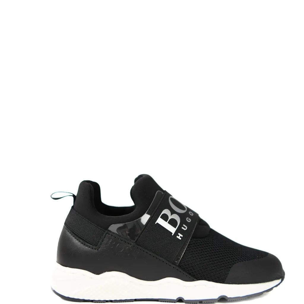 HUGO BOSS Black Mesh Sneaker Clearance