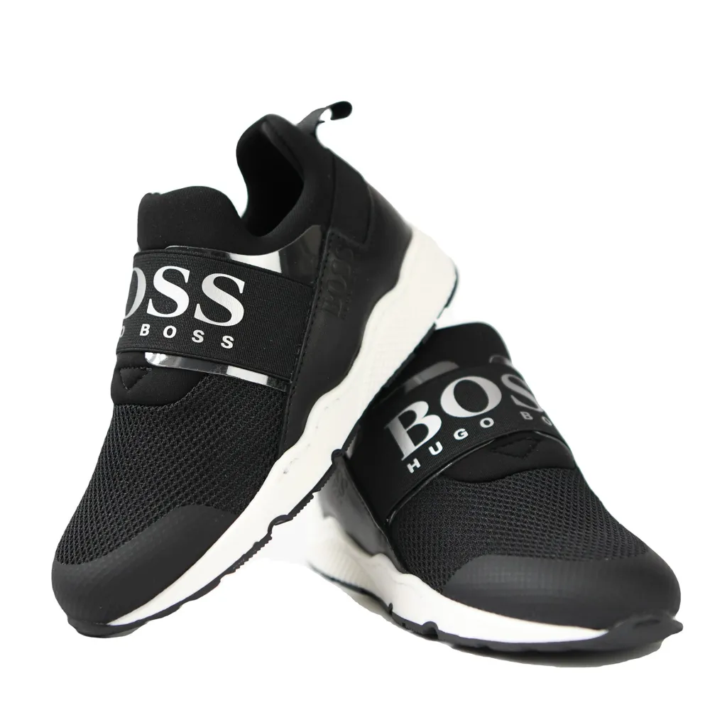 HUGO BOSS Black Mesh Sneaker Clearance