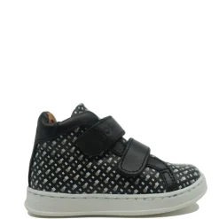 HUGO BOSS Black Printed Velcro Baby Sneaker Online