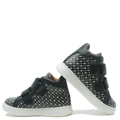 HUGO BOSS Black Printed Velcro Baby Sneaker Online