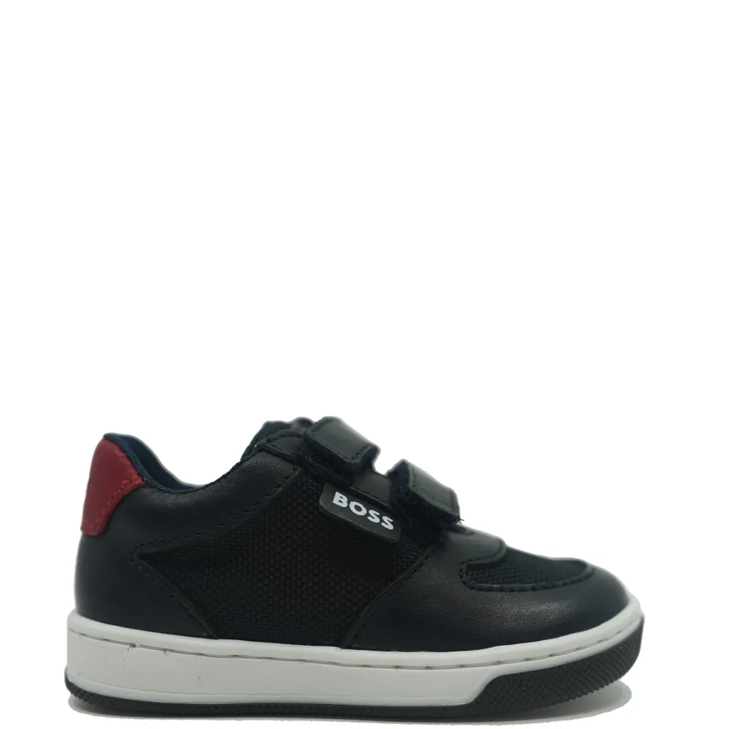 HUGO BOSS Black Velcro Baby Sneaker Online