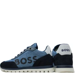 HUGO BOSS Denim Logo Sneaker Clearance